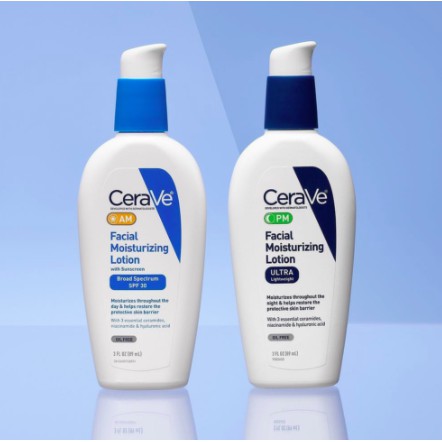 [HCM]CeraVE Kem Dưỡng ẩm AM và PM (Bill Mỹ)
