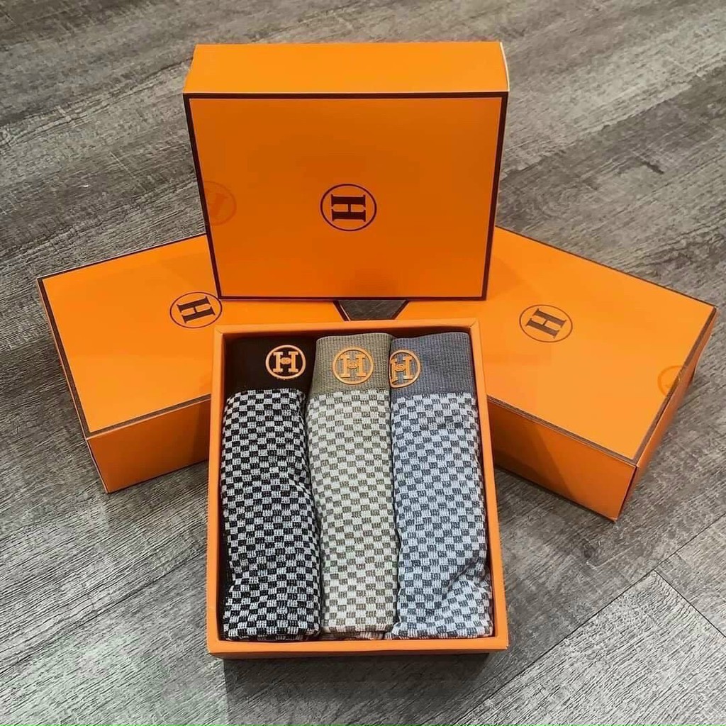 Hộp 3 quần sịp đùi chữ H dành cho nam, hộp sịp đùi nam,chộp 3 quần sip đùi nam chất cực đẹp