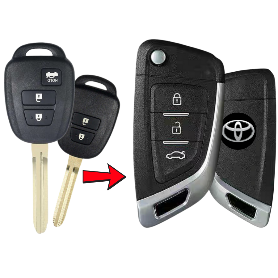 Chìa khoá Độ gập Toyota Vios 2015 đến 2023