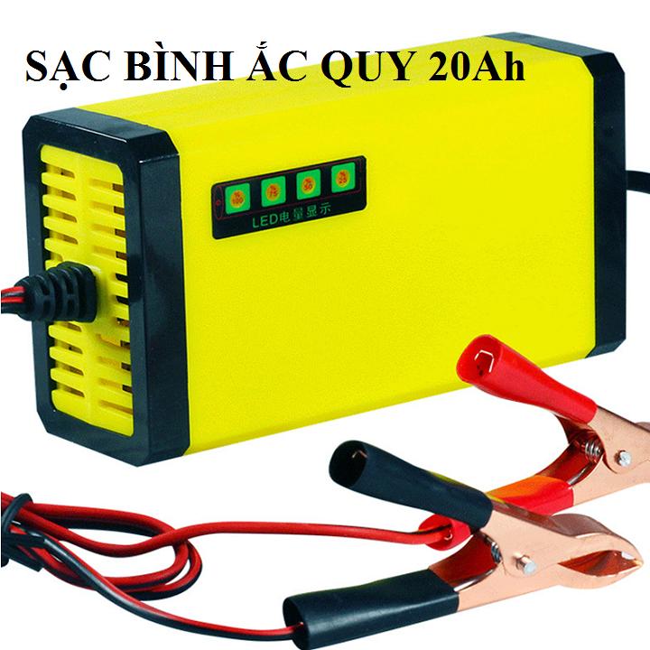 [HCM]Sạc bình Acquy tự động 12V cho xe Ô tô xe máy