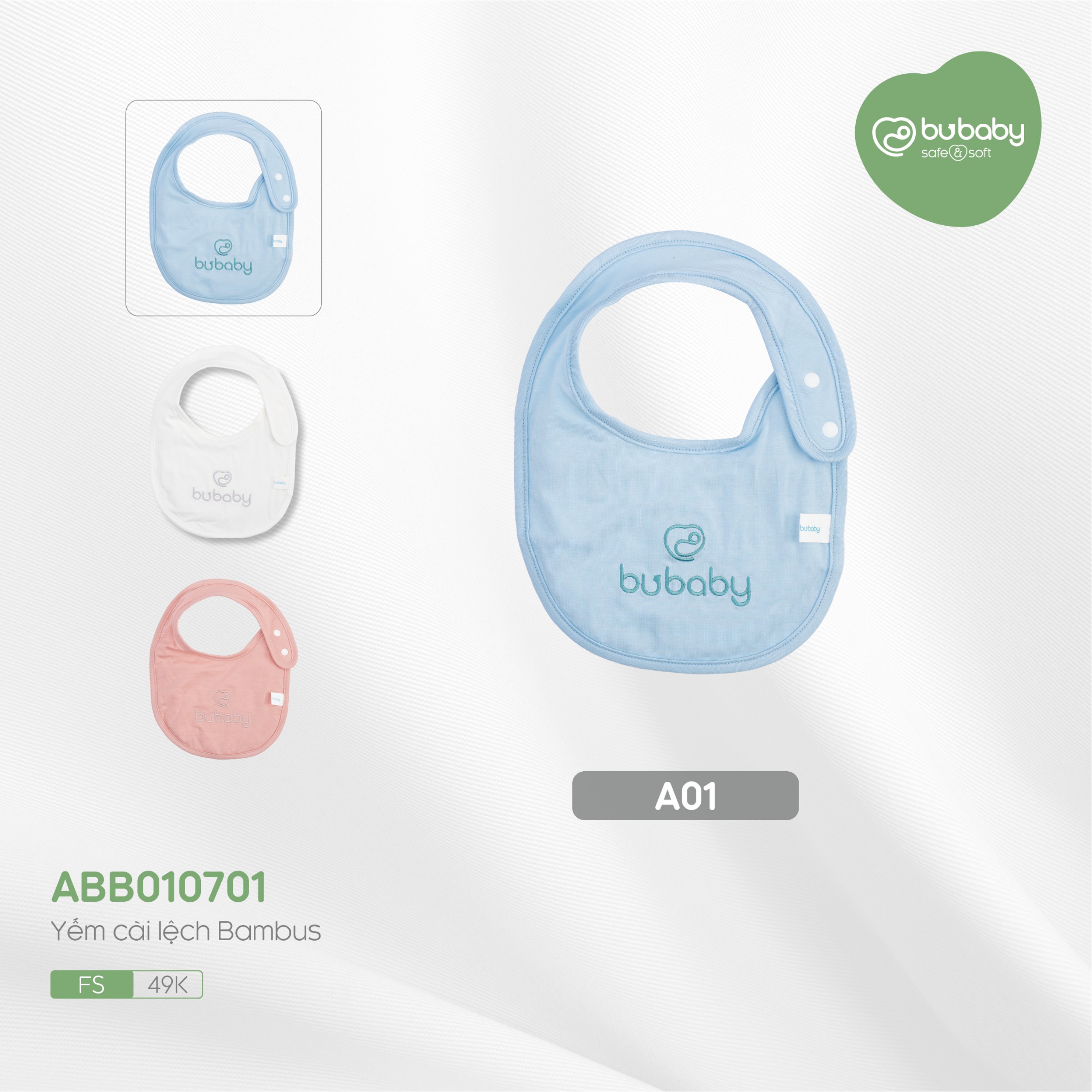 Yếm sợi tre Bu baby Bambus