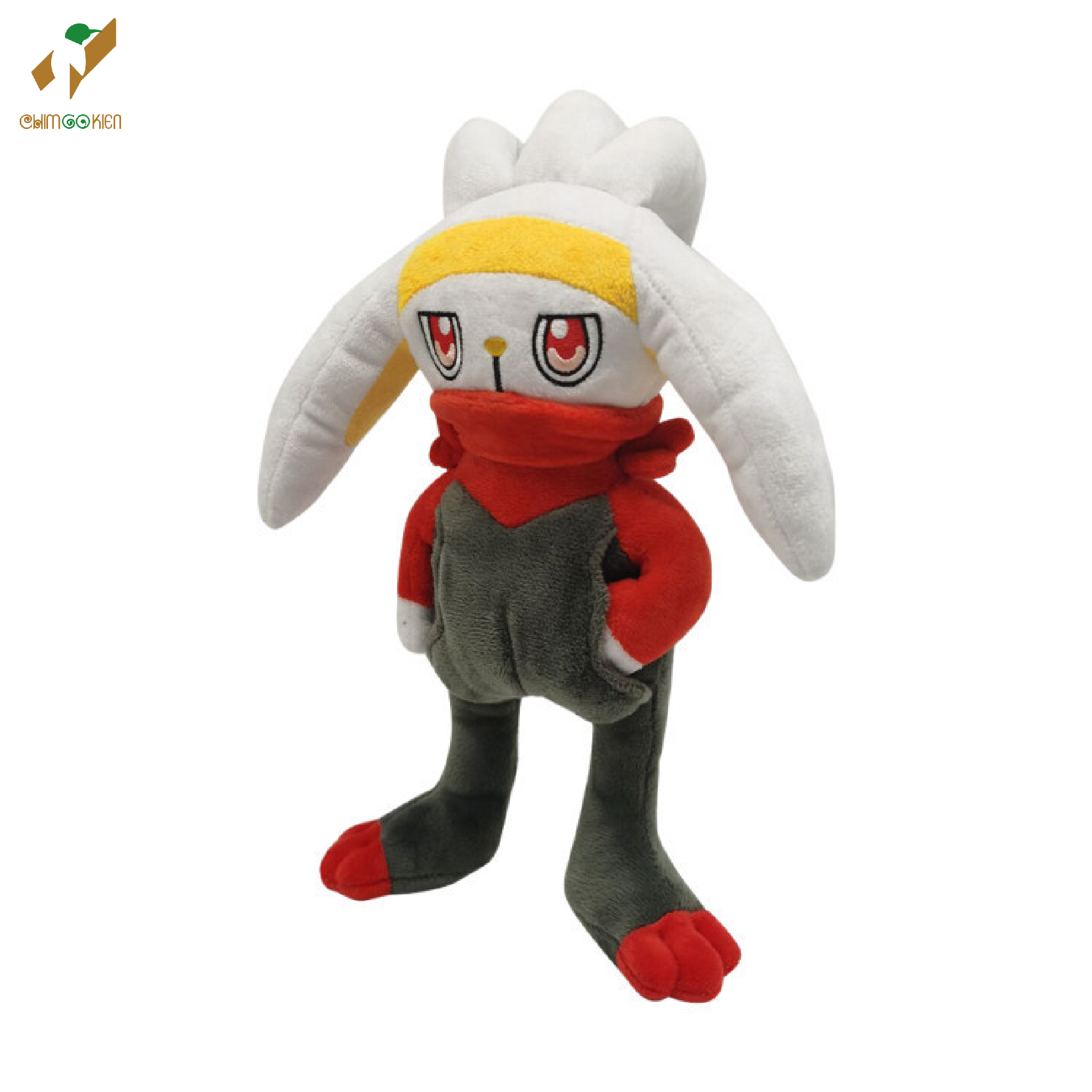 Gấu bông pokemon Raboot(Rabbifuto) 25cm