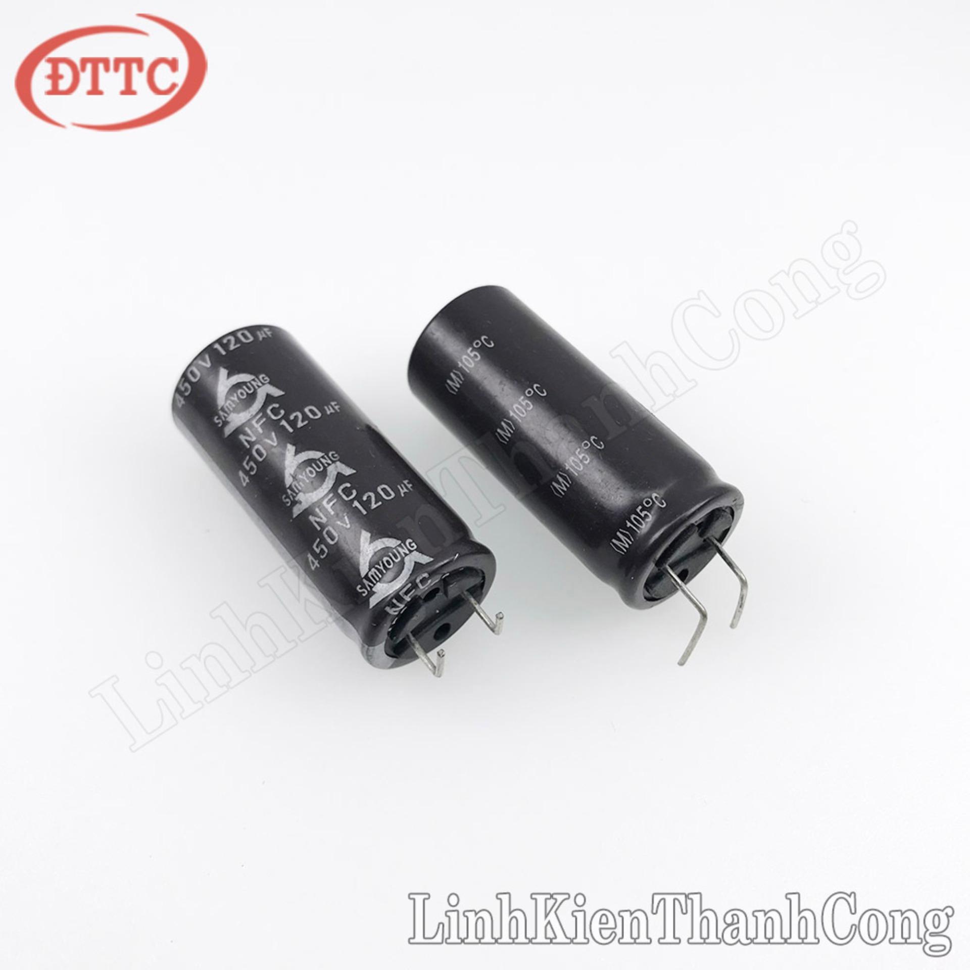 Tụ SAMYOUNG 120uF 450V (18x40mm)