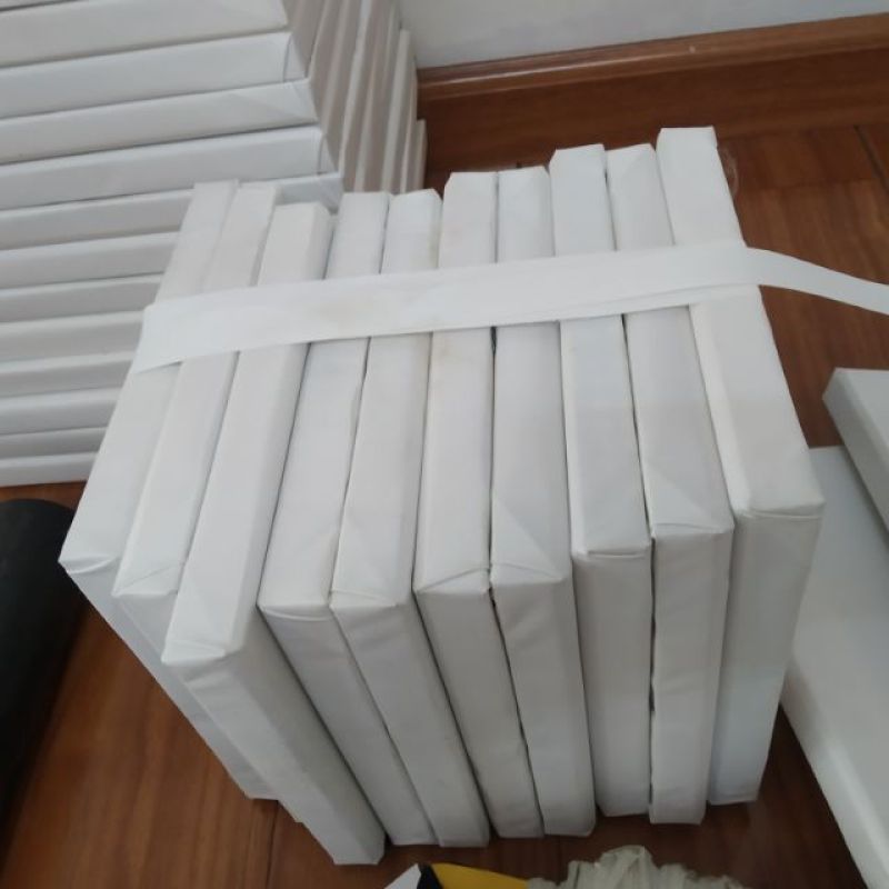 combo 5 cái khung tranh 20x20 cm, toan tranh, bố vẽ tranh