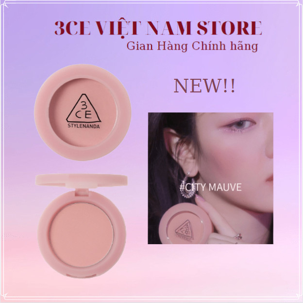 Phấn Má Hồng 3CE Face Blush - City Mauve