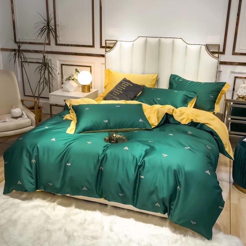 (❤RẺ CHƯA TỪNG CÓ❤) SET CHĂN GA GỐI LỤA CƯỚI, LỤA SIÊU CẤP THƯƠNG HIỆU (Tencel 60, 80s-100s) Cao Cấp Nhập Khẩu Nguyên Bộ