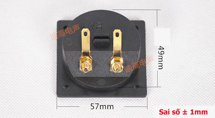 Cọc loa máng loa size 50x57mm