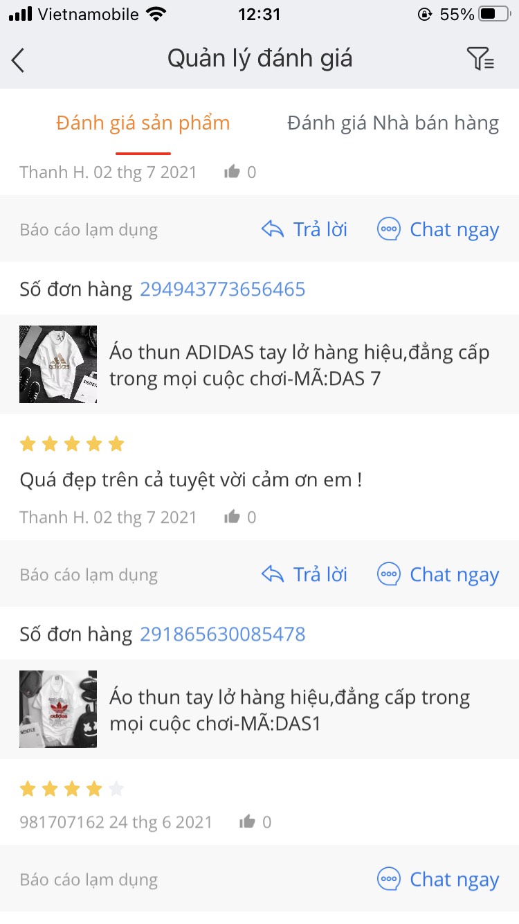 Quần Áo Thể Thao - Xả Kho 99k