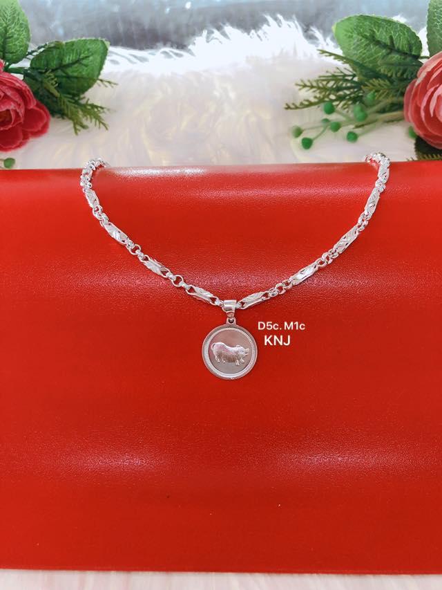1 Mặt dây chuyền hình 12 con giáp bằng bạc (Chỉ bán mặt)