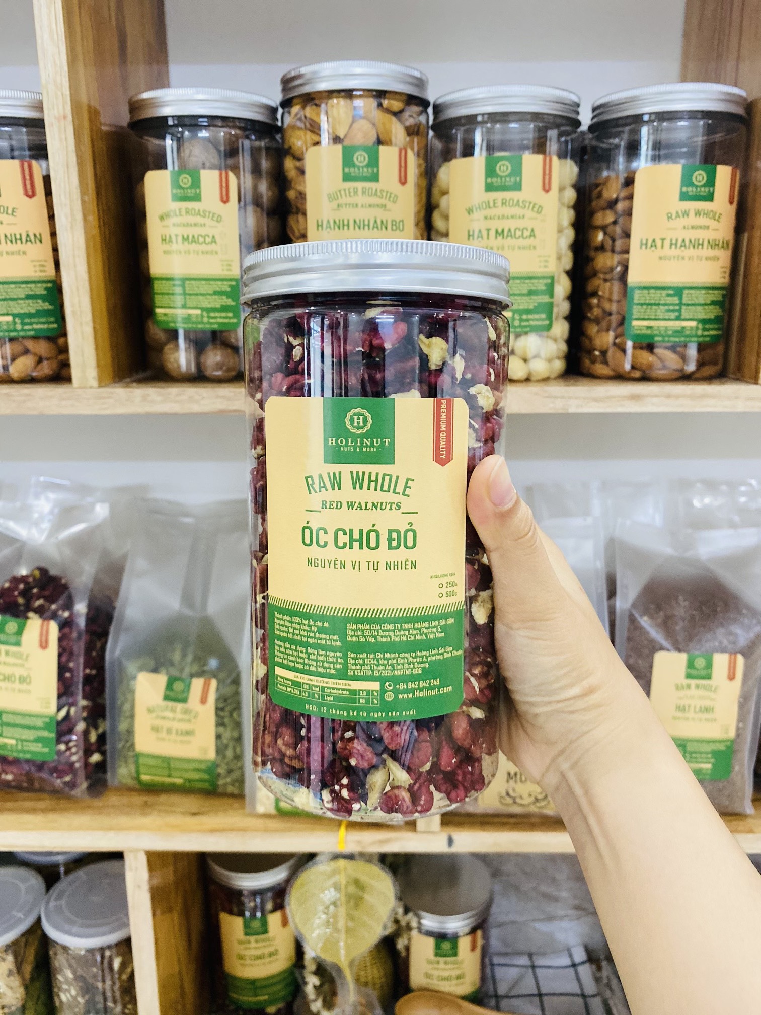 Nhân hạt óc chó đỏ 500gr - nhập khẩu Mỹ