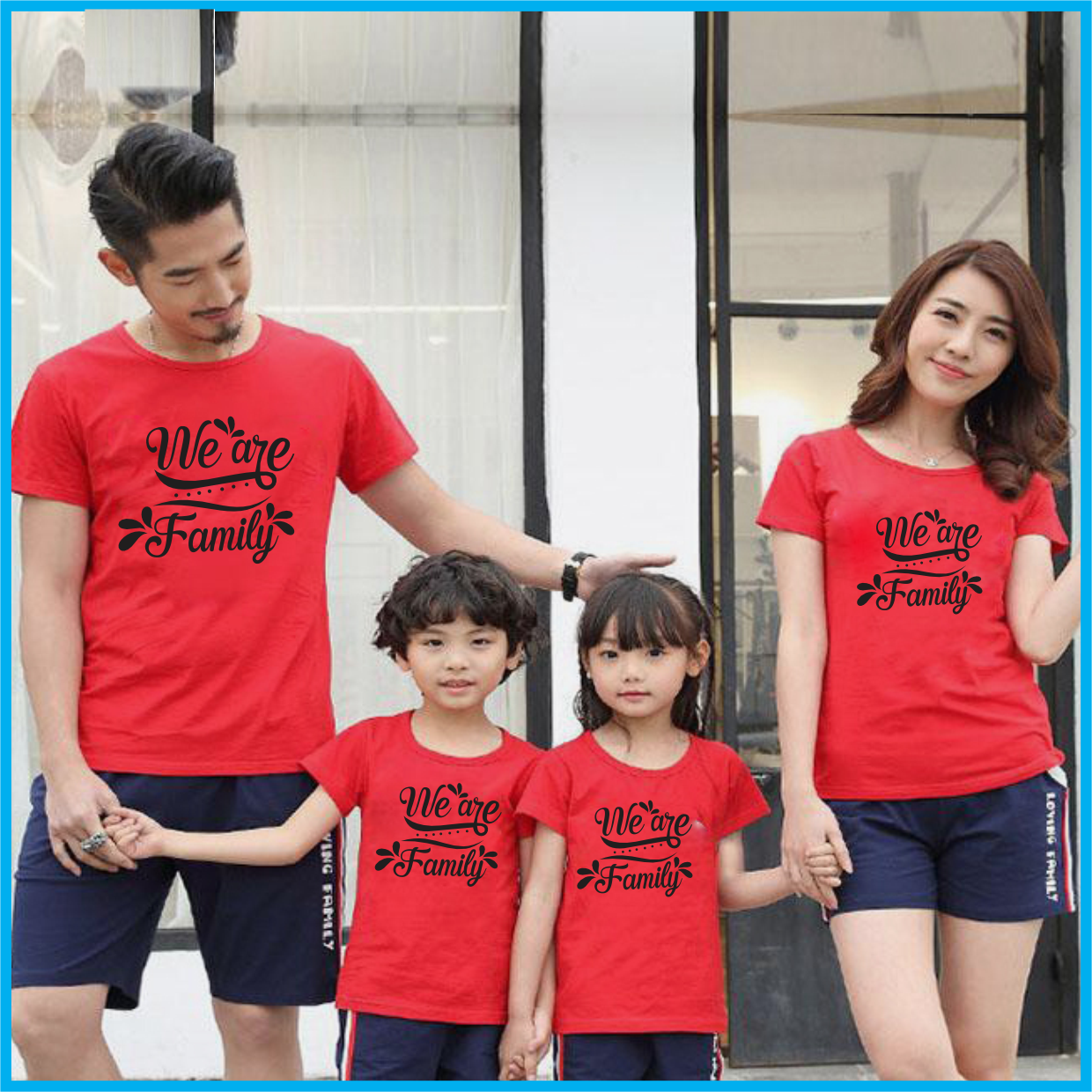 Áo gia đình 3/4/5 người mẫu We are Family