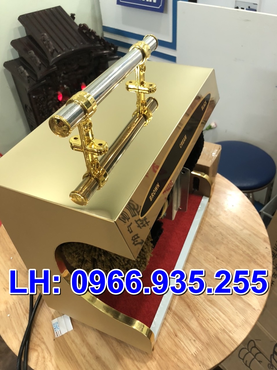Máy đánh giày, máy đánh giầy mini cảm ứng tự động G4 (kèm xi bóng)