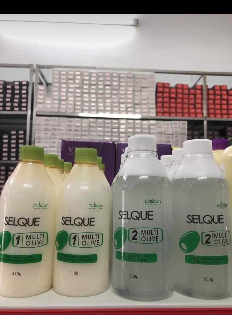 Thuốc uốn tóc Olive ( uốn lạnh ) Selque Obsidian cao cấp