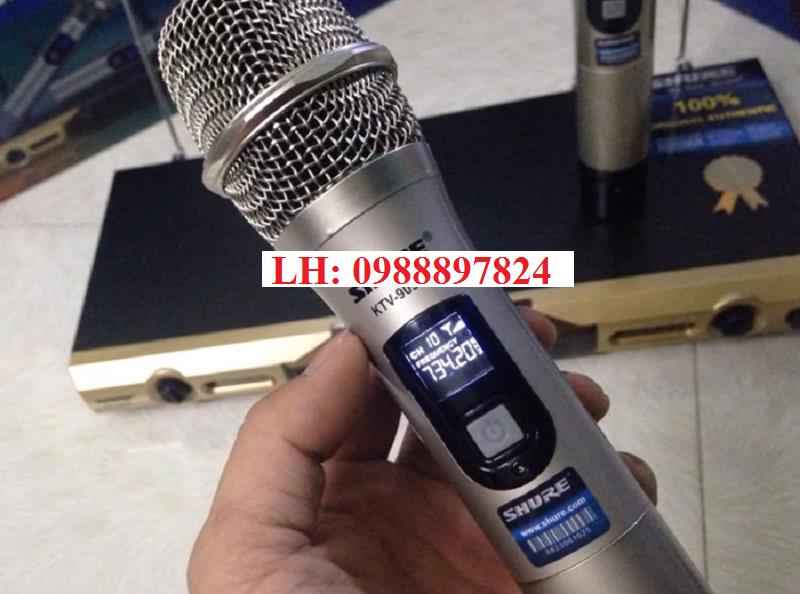 Micro SHURE KTV 9090U – Micro không dây đúc nguyên chiếc