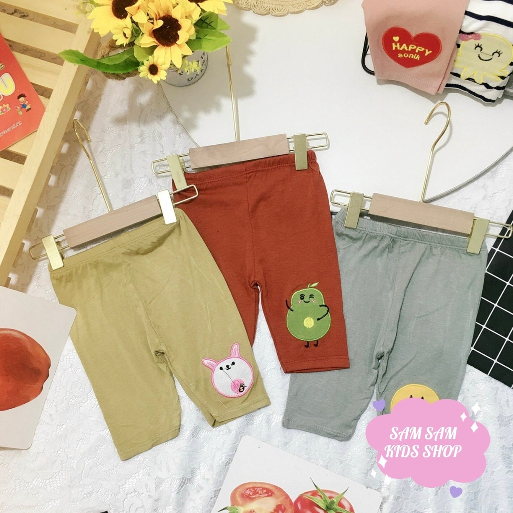 Quần legging lửng cho bé size từ 8-18kg