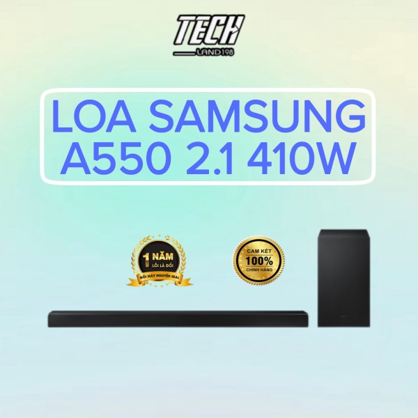 [CHÍNH HÃNG]Loa thanh soundbar, Loa Samsung 2.1ch A550 (2021)- Bảo Hành 12 tháng
