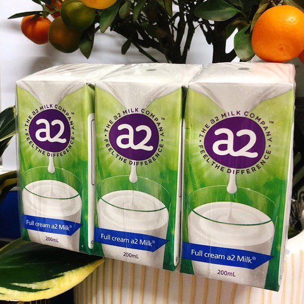 thùng 24 hộp Sữa nước A2 Full cream -200ml