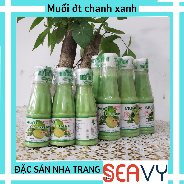 [FREE SHIP]🍋🌶️ Muối ớt chanh chấm hải sản, muối ớt chanh Nha Trang, chai 250 gram 🍋🌶️[SEAVY NHA TRANG]
