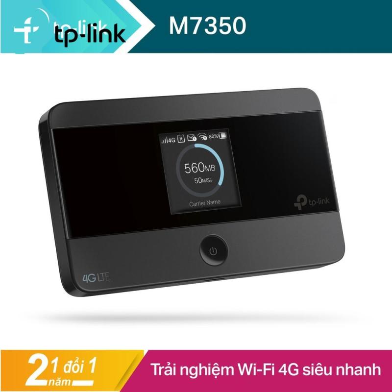 Cục phát WIFI di động tốc độ 4G 1 băng tần TP-Link M7350 màu Đen