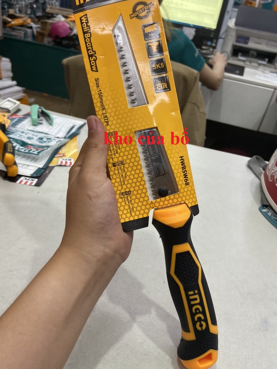 6inch Cưa tay mỏ nhọn INGCO HWBSW68