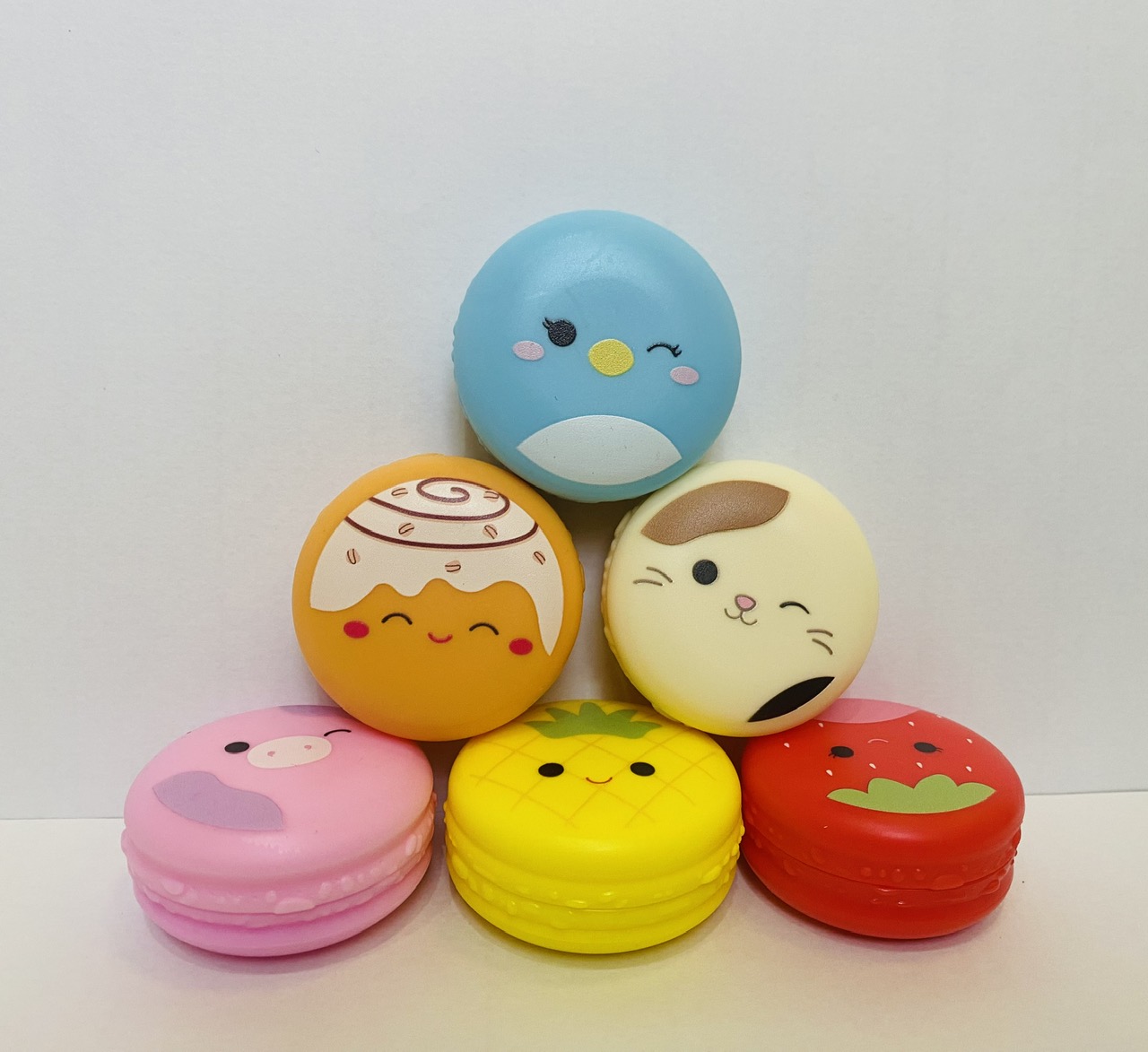 Son dưỡng môi Original Squishmallow Macaron Lip Balms - Hàng Mỹ