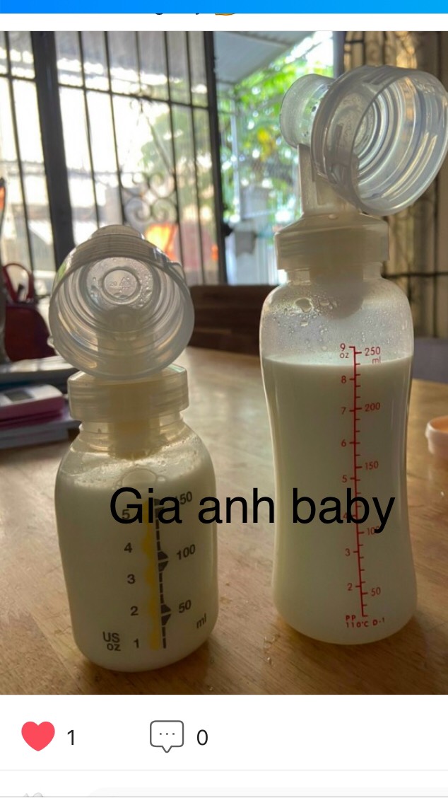 Bình trữ sữa medela 250 ml