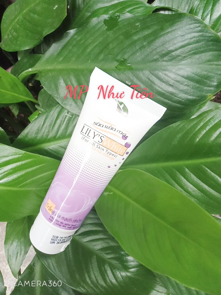 Sữa rửa mặt lily’s white cleanser trắng da sạch nhờn