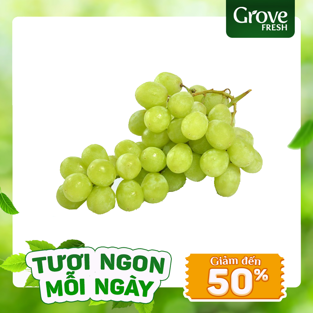 Nho Xanh Mỹ Không Hạt (500G)