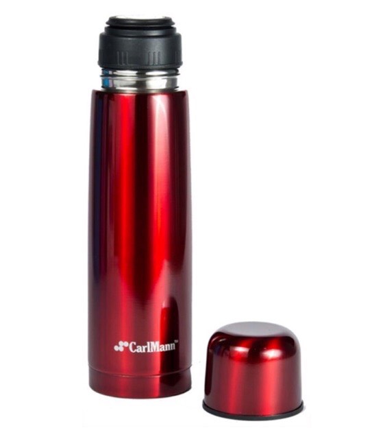 Bình giữ nhiệt inox Carlmann 500ml màu đỏ