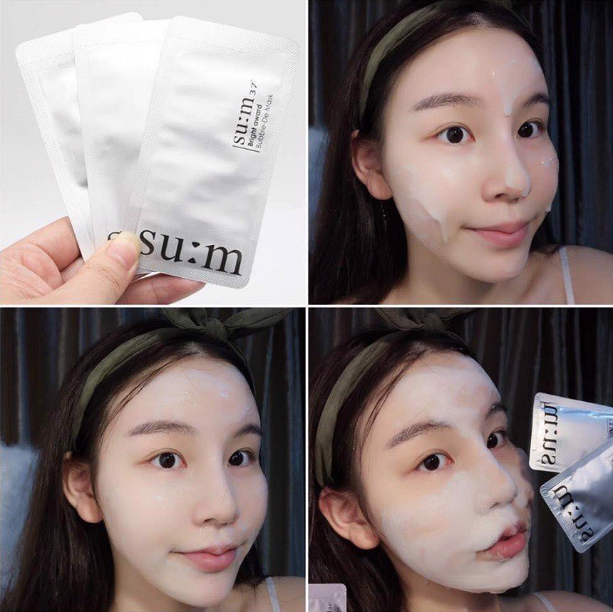 Mặt Nạ Sủi Bọt Thải Độc Da Sum 37