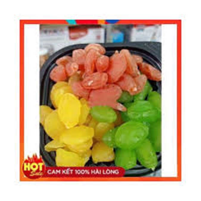 mứt đào giòn mix vị