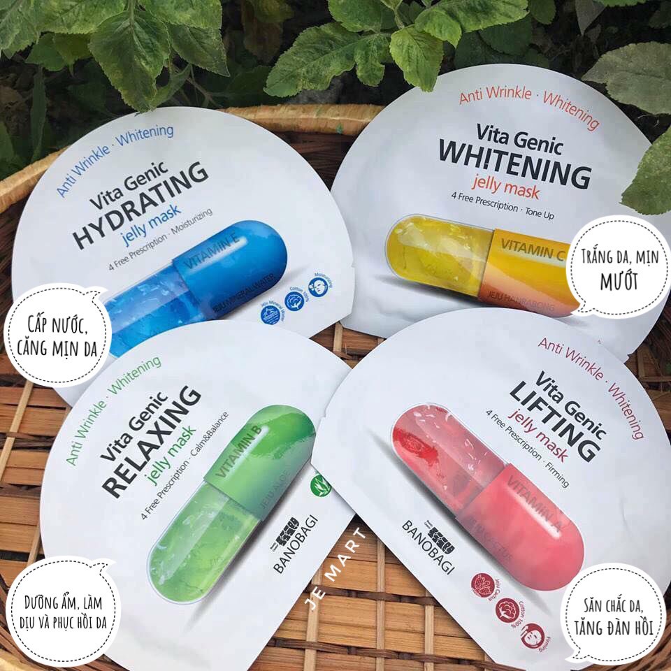 Mặt Nạ Giấy Banobagi Vita Genic Jelly Mask Lẻ 1 Miếng