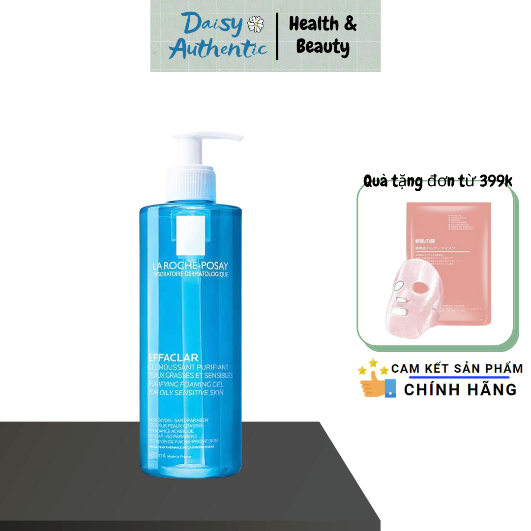 Sữa Rửa Mặt La Roche-Posay Effaclar Purifying Foaming Gel Cleanser 400ml - Sữa Rửa Mặt Cho Da Dầu, Mụn