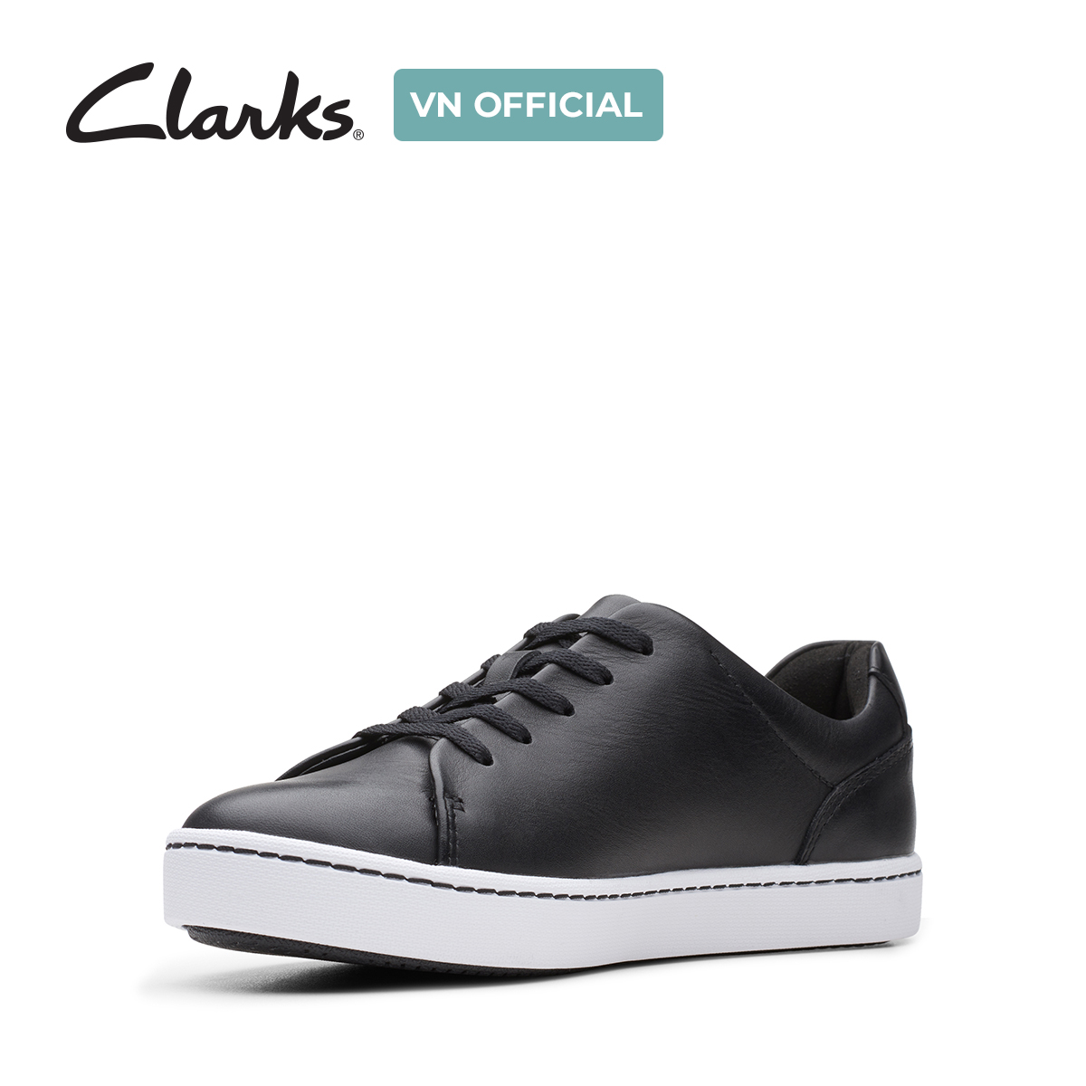 Giày Sneaker Da Nữ Clarks - Pawley Springs