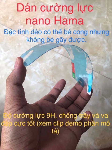 [HCM]Cường lực nano Vsmart active 1+ trước/sau