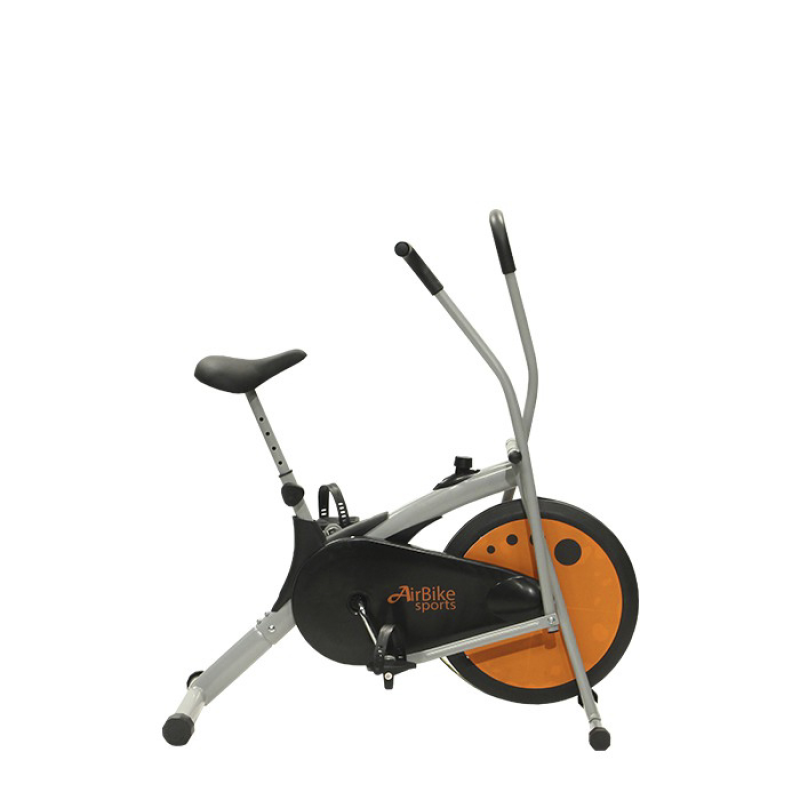 Xe đạp tập thể dục Air Bike MK77 - Bánh đà màu cam
