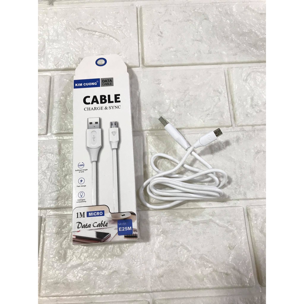 Cáp sạc kim cương cho android e25m