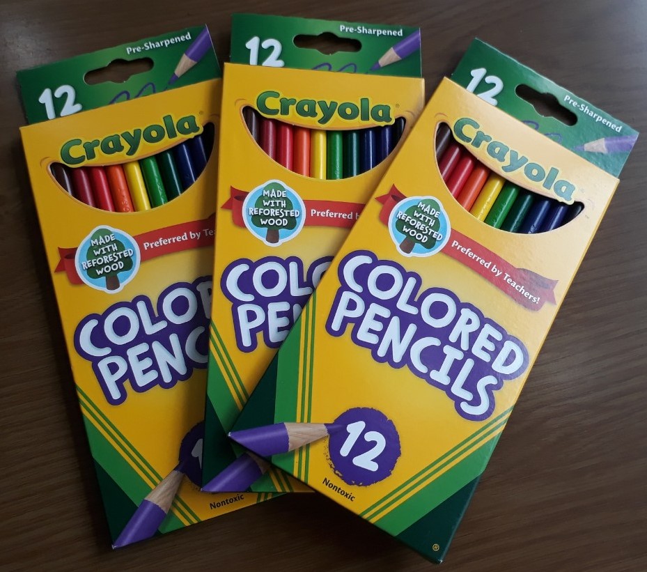 Hộp 12 cây chì màu Crayola Colored Pencils