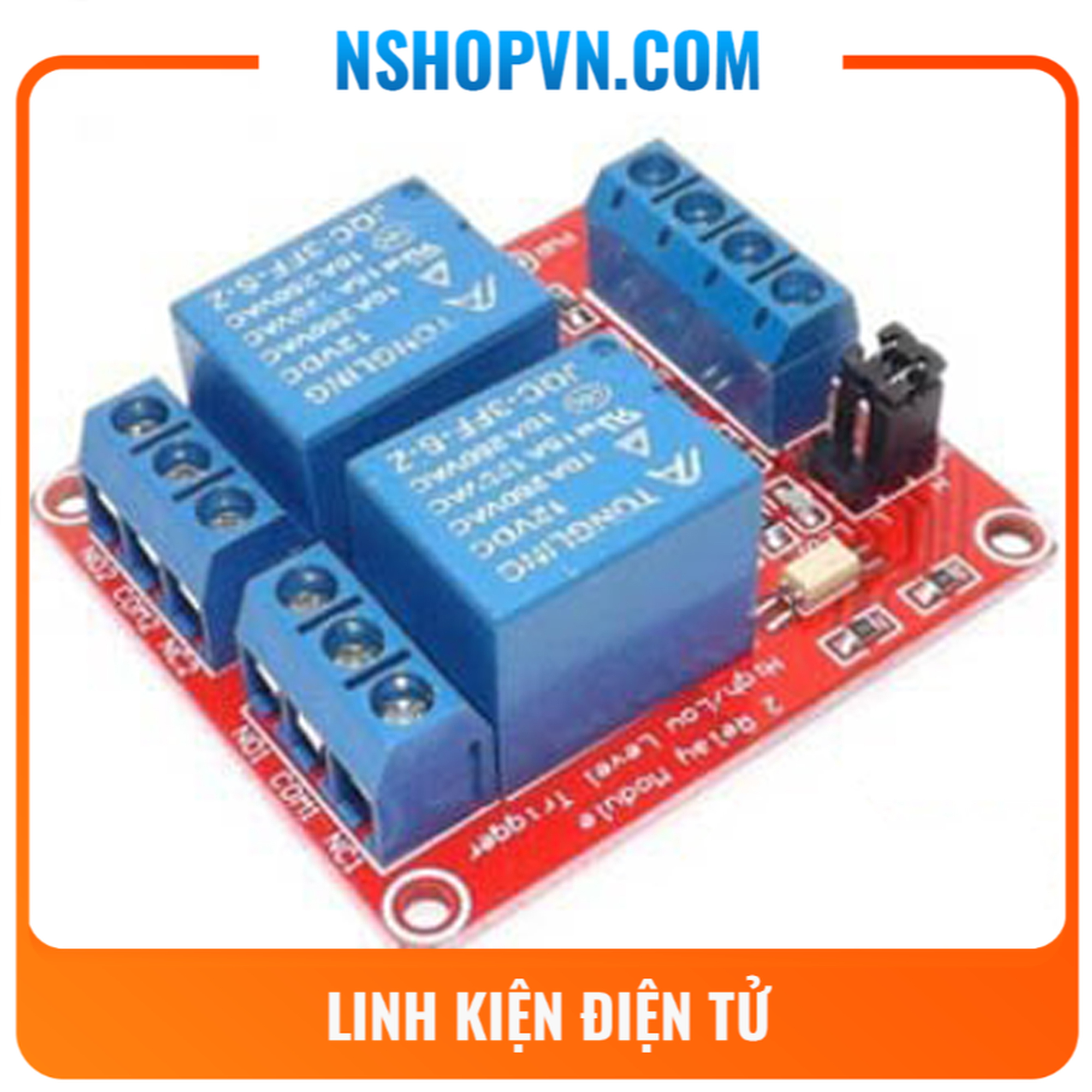 Module 2 relay với opto cách ly kích h/l