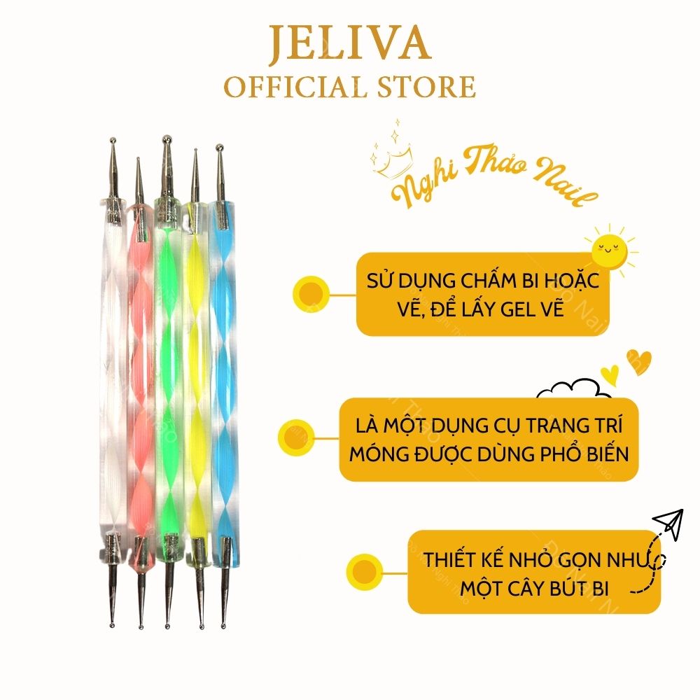 Bút chấm bi nail vẽ móng