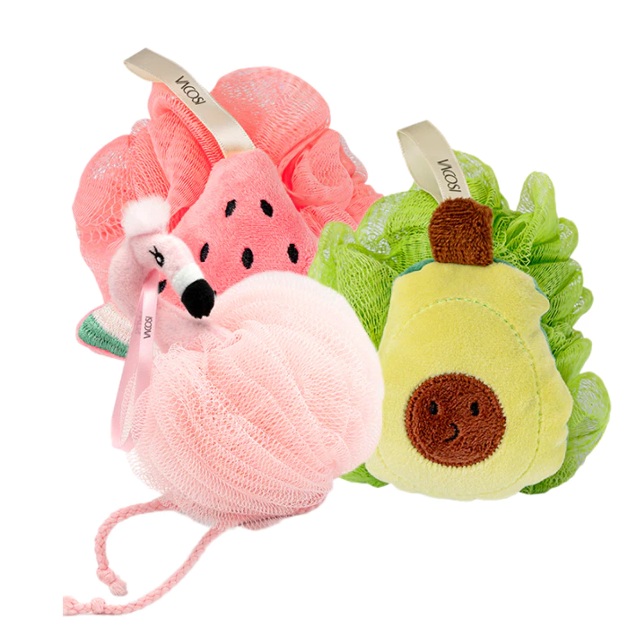 Mẫu mới Bông tắm VACOSI [HCM] Plastic Bath Sponge Bông tạo bọt tắm