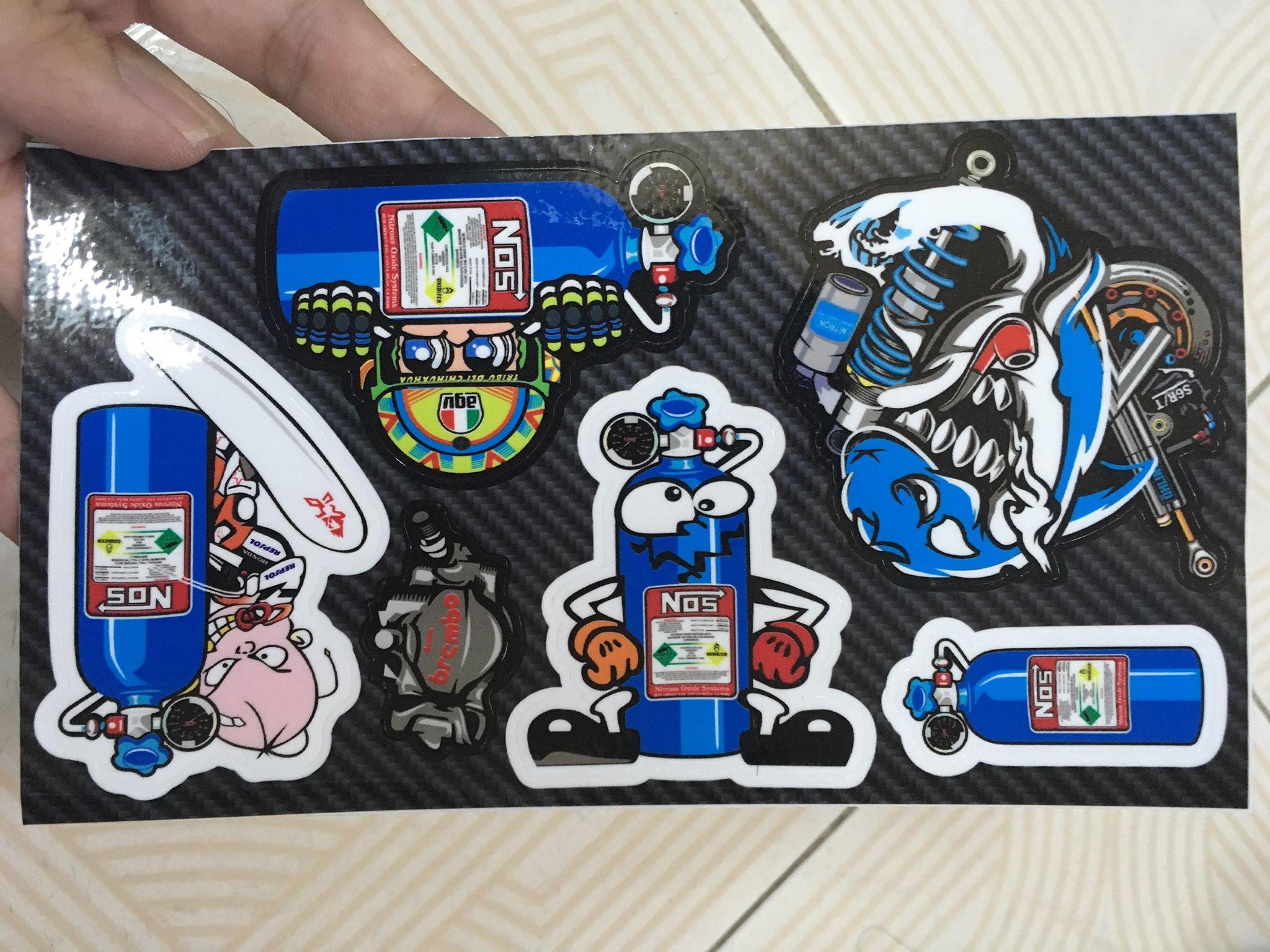 Tem logo tấm chữ nhật 10x18cm,