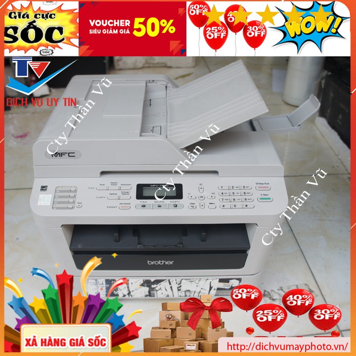 Multifunction printer LASER BROTHER MFC -7360 old compact beautiful machine full-featured photocopier scan ADF INECO