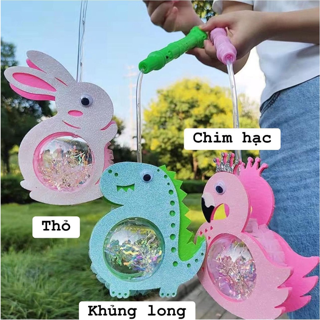 Đèn lồng trung thu hình thú phát sáng - đèn lồng trung thu hình con vật cho bé