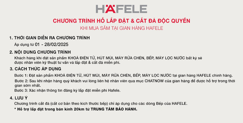 Máy Rửa Chén Bát HDW-T5551B Hafele 538.21.340