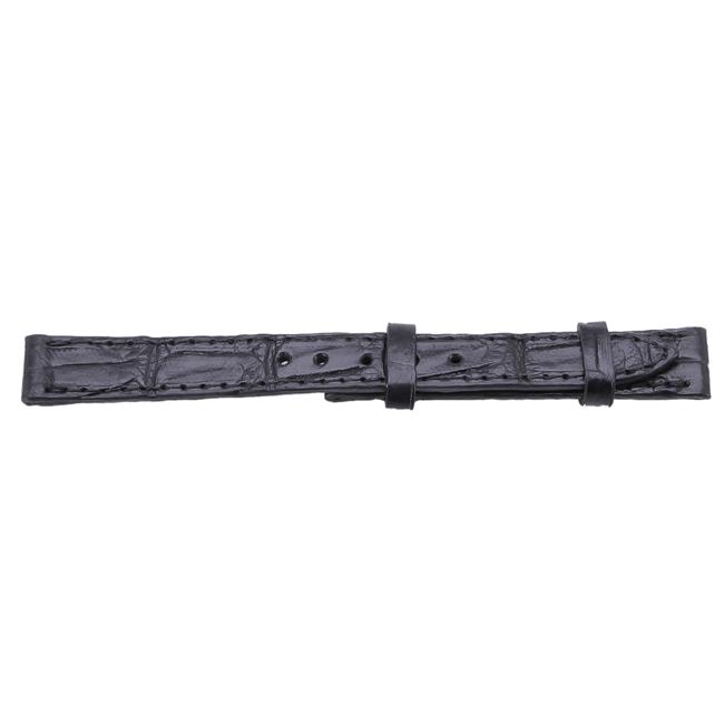 Dây đồng hồ da cá sấu size 12 - 14 màu đen TH8226