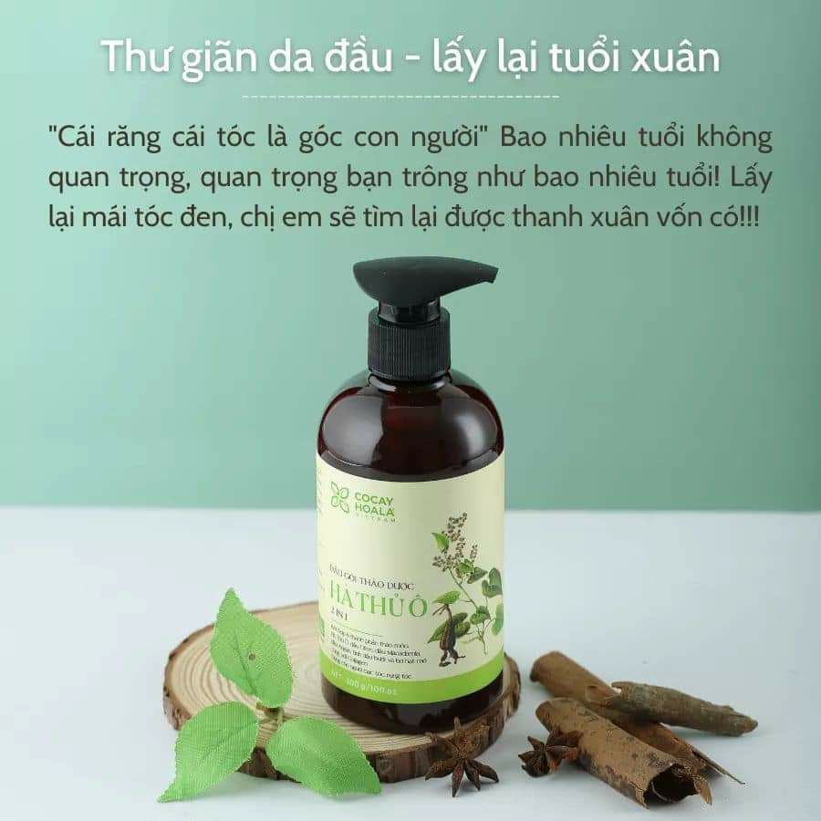 Dầu gội thảo dược Hà Thủ Ô 2in 1