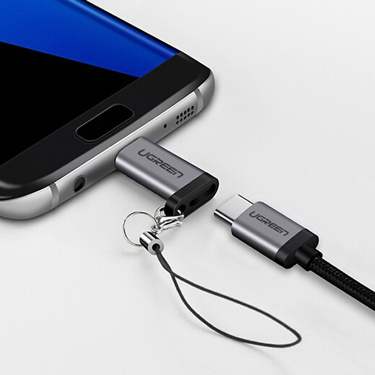 Đầu chuyển USB Type C sang Micro USB Ugreen 50590