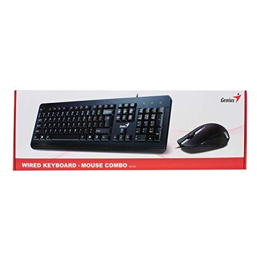 Bộ bàn phím, chuột có dây Genius KM-160 USB
