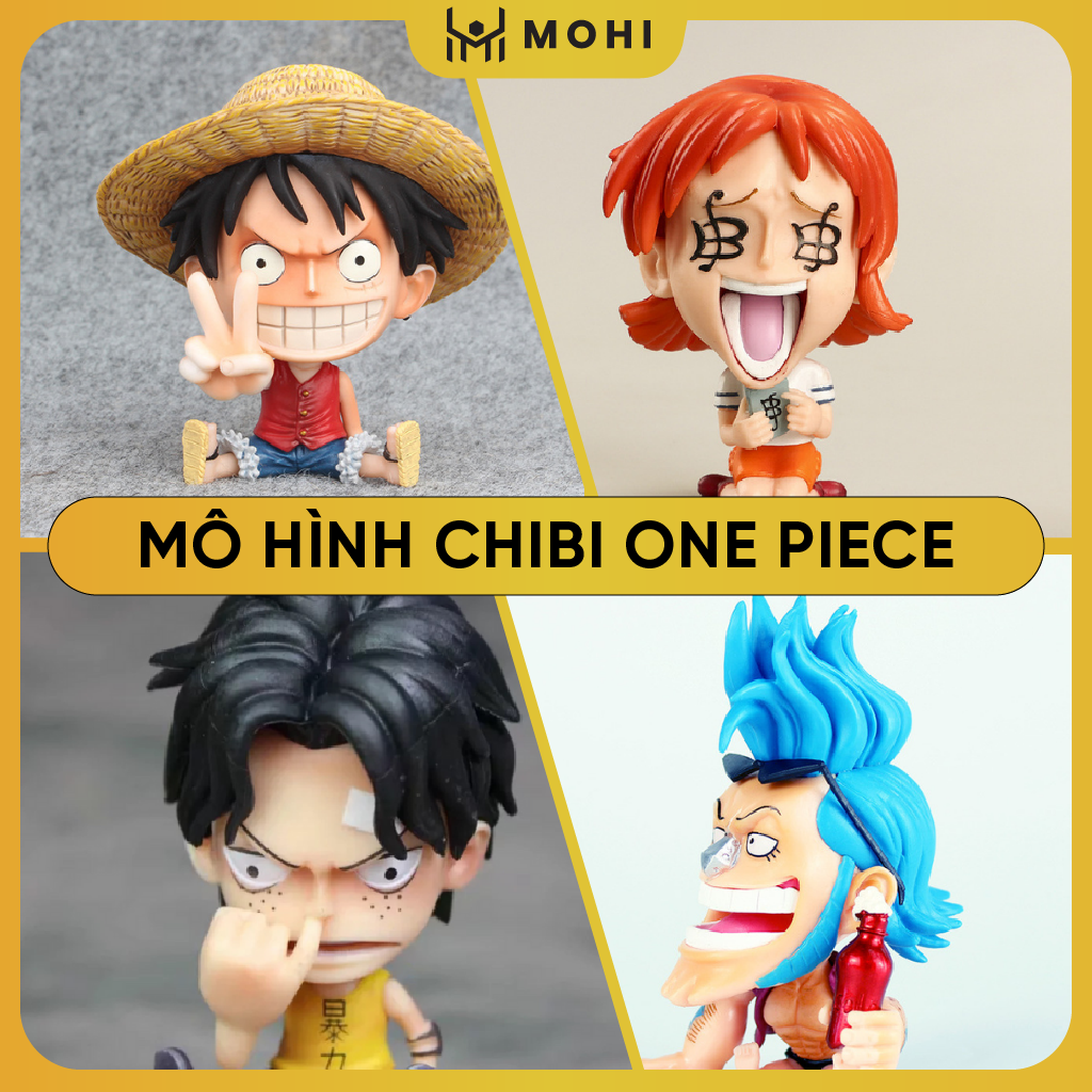 Nếu bạn đang tìm kiếm những figure One Piece chibi đáng yêu cho bộ sưu tập của mình, thì bạn đã đến đúng nơi! Với Luffy chibi, Zoro chibi, Sanji chibi và Ace chibi là những nhân vật được yêu thích, tất cả đều đáng yêu và tinh tế đến từng chi tiết. Hãy chiêm ngưỡng ngay!
